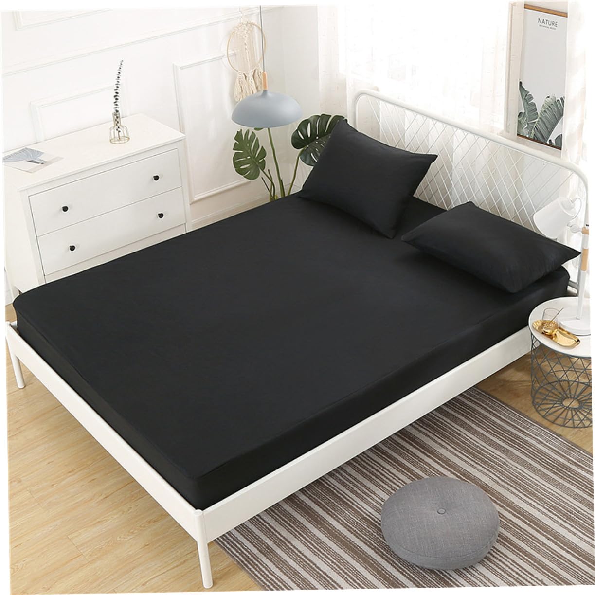 Ipetboom Coprimaterasso Anti- per Letto Lavabile in Lavatrice Morbido Colore Protezione Completa