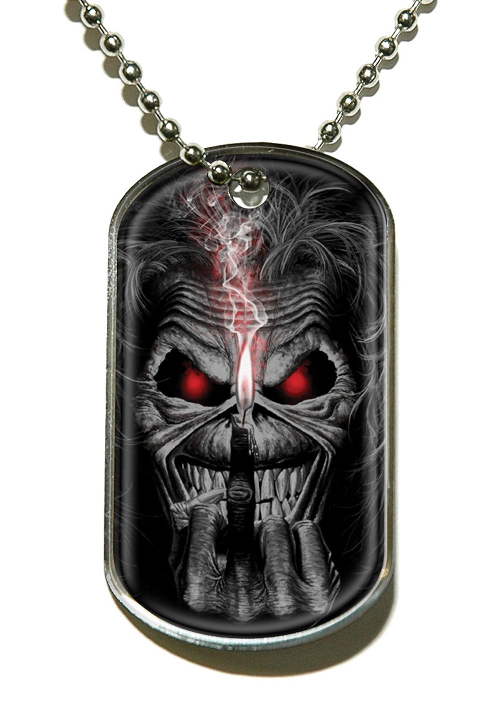 MACHINE HEAD THE BLACKENING DOG TAG / Militärische Erkennungsmarke / Kettenanhänger