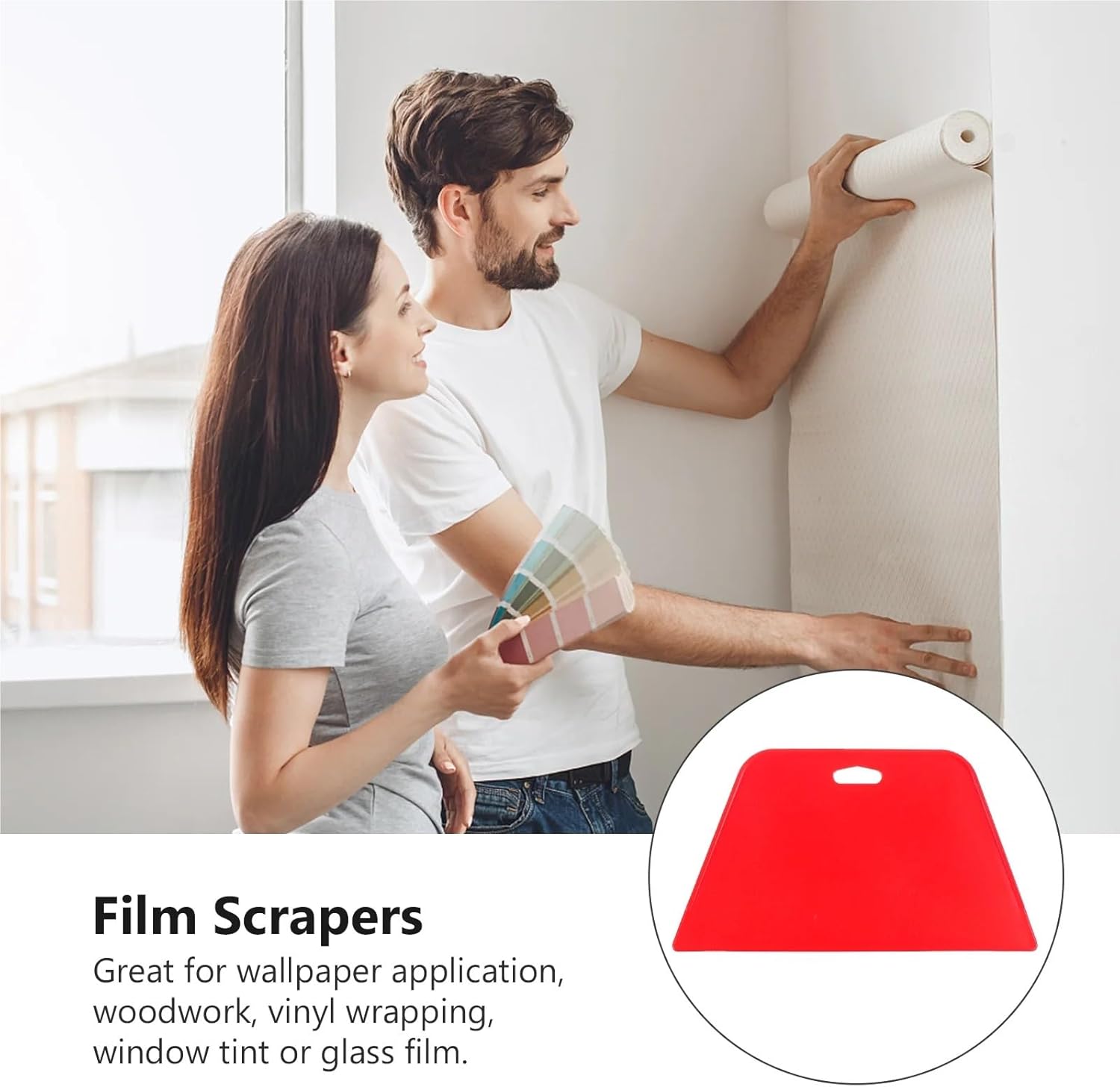 Body Filler Spreader 300Pcs Scraper Plastic Squeegee Film Installing Squeegees Wallpaper Tool Scrapper