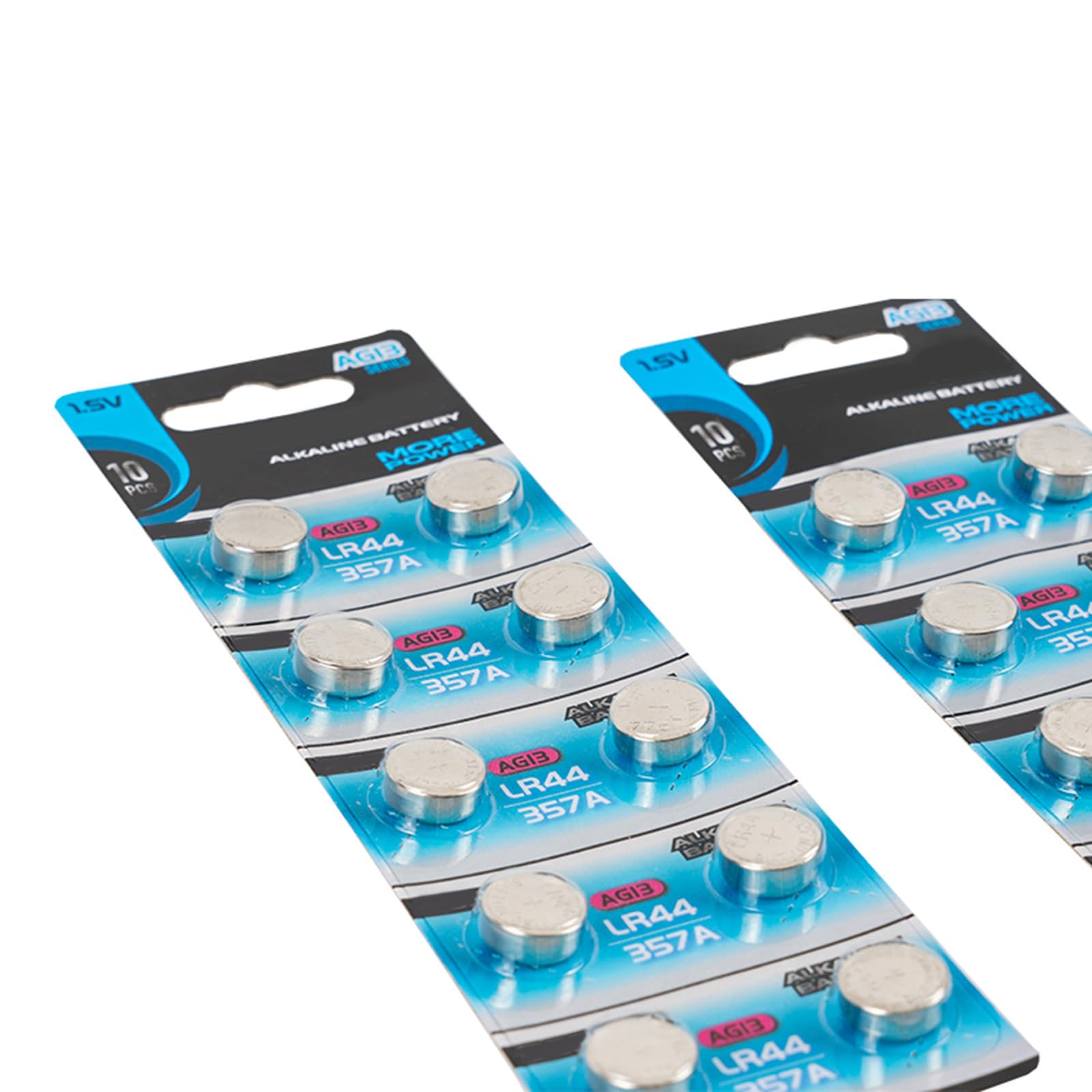GutAlkaLi Lot De 10 Piles Bouton LR44 - Piles Alcalines 1,5V - Compatibles AG13, A76, 357A - Parfaites Pour Montres, Jouets Et Appareils électroniques