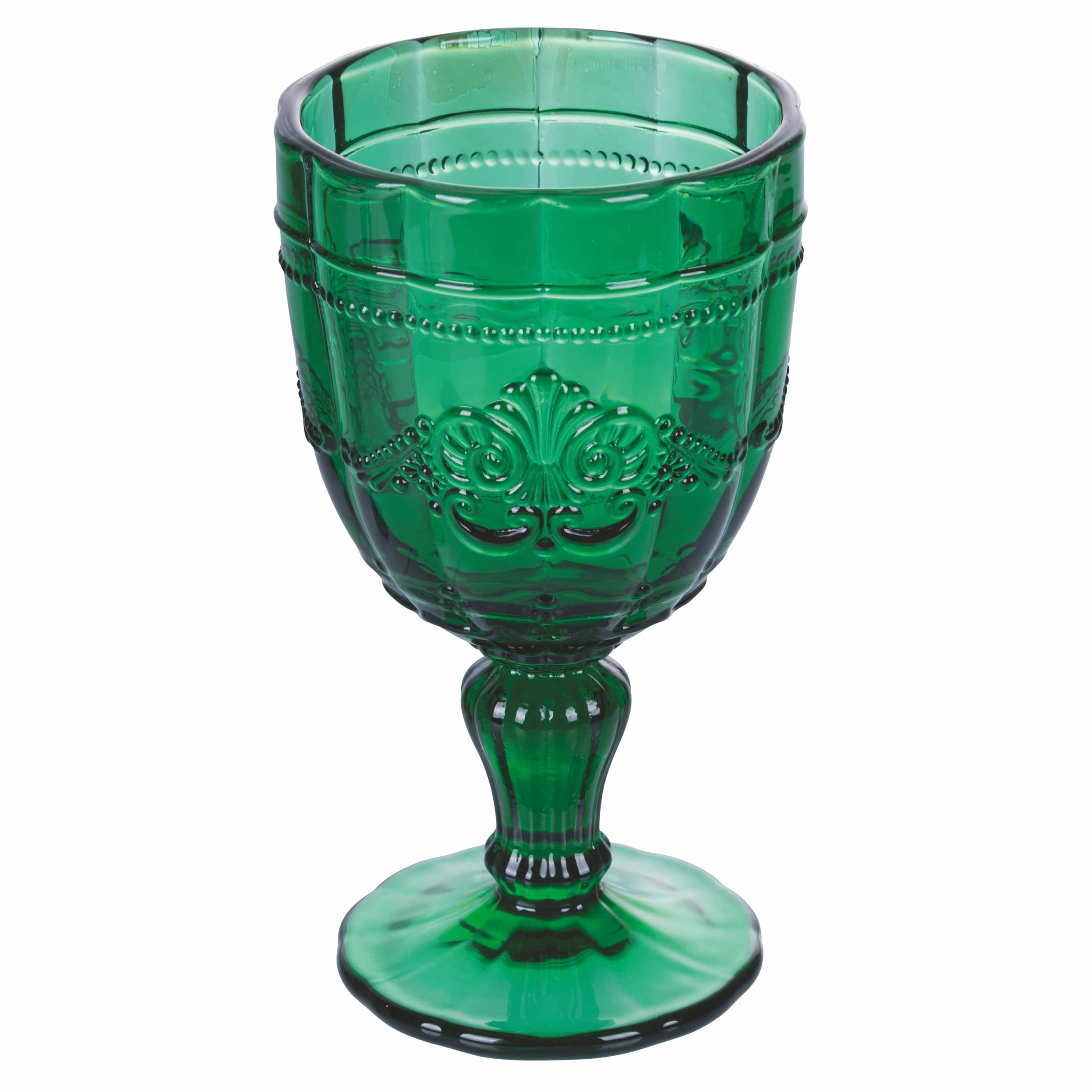 Villa d'Este Home Tivoli 1996 Lot de 6 verres 265 ml en verre Motif guilloché, Syrah