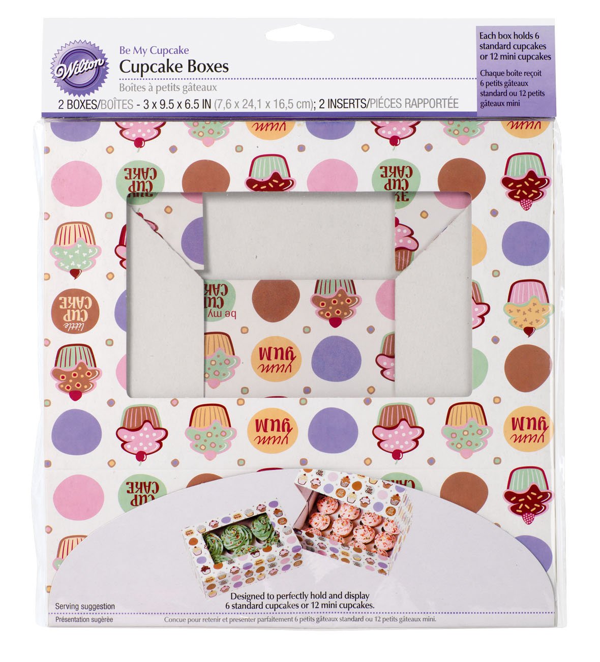 Wilton Be My Cupcake Large Cupcake Boxes