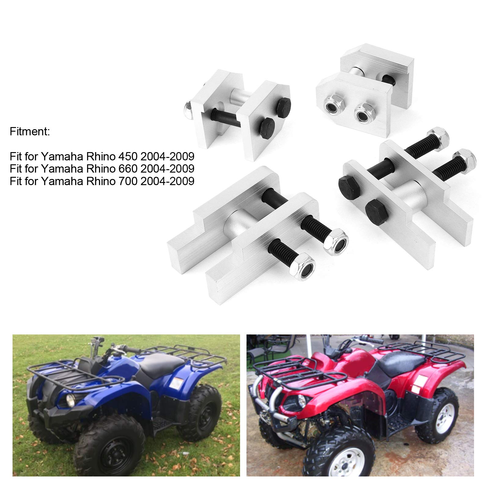 Kit de 2 Pulgadas para Rhino 450 660 700 2004-2009 - Accesorio de Nivelación ATV de Aluminio Billet Compatible con SE Sport