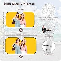 Vista 4 de Parasol personalizado para parabrisas de automóvil, parasoles personalizados para ventanas, añade tu foto, logotipo, texto, imagen, personaliza