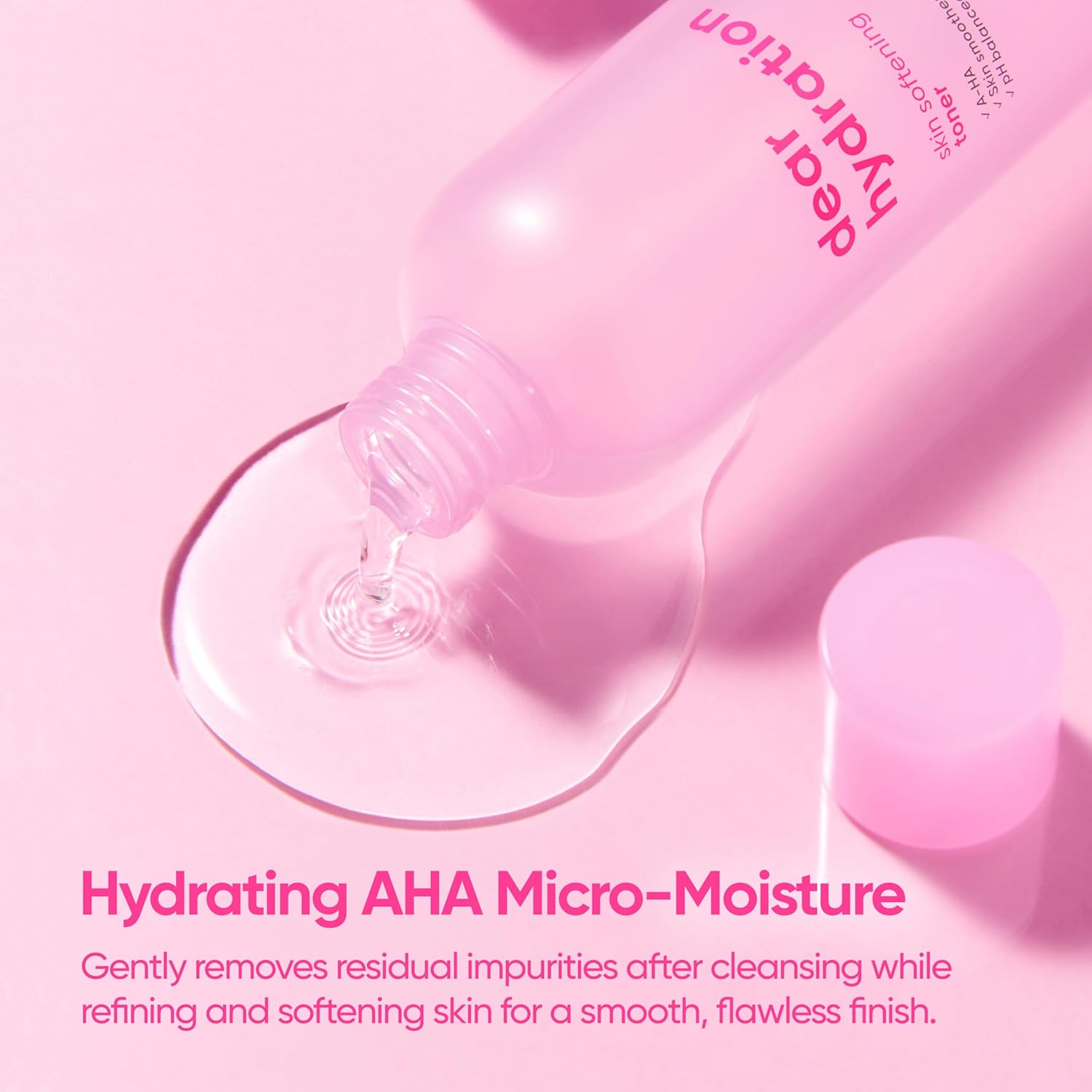 BANILA CO Dear Hydration Skin Softening Toner | Mild pH & Alcohol-Free | Dermatologist Tested | Balances, Hydrates, Gentle Exfoliation Moisturizing Toning Water with AHA (200ml / 6.76 fl oz) - Image 4