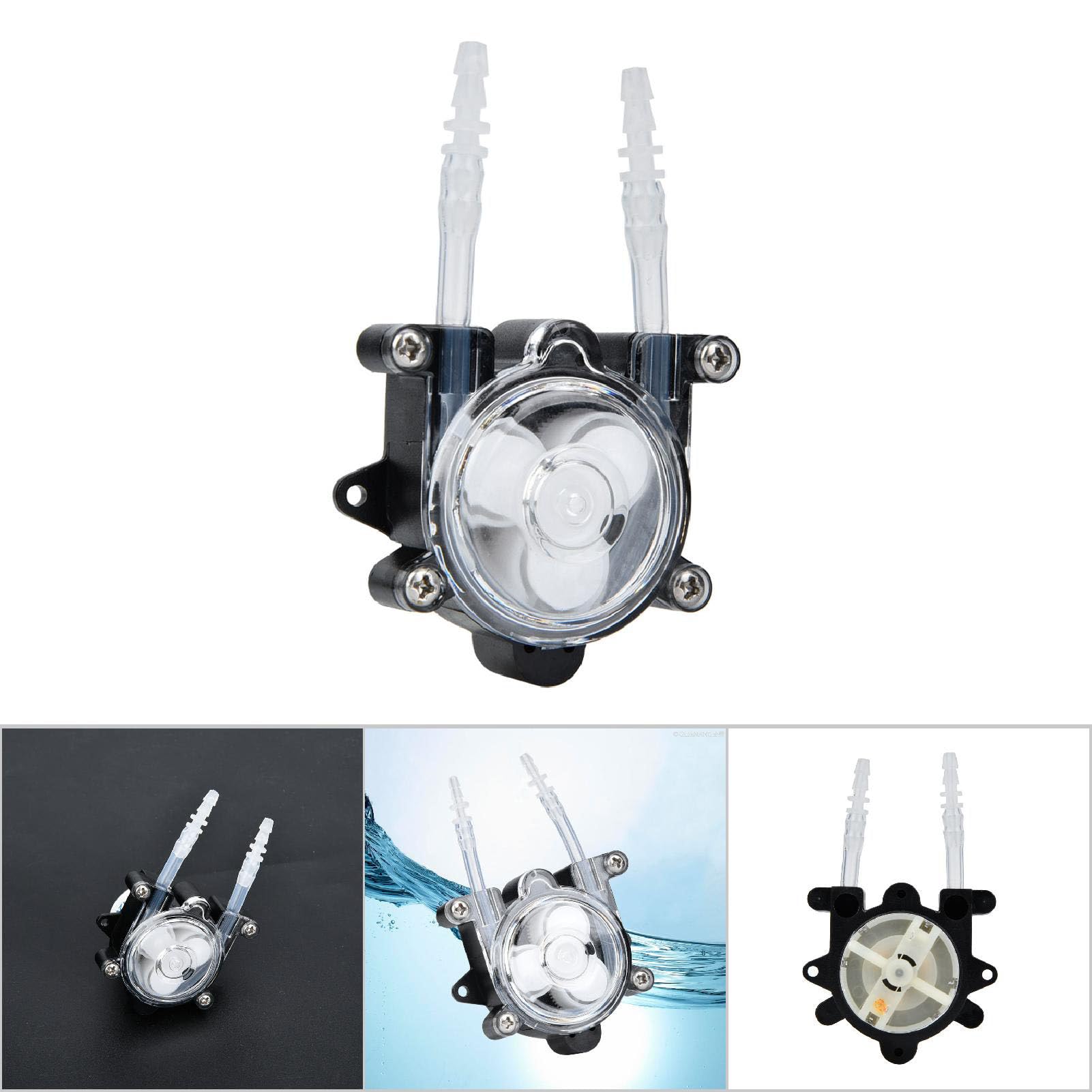 Peristaltic Pump, Mini Peristaltic Pump for Laboratory Bioengineering Biochemical Analysis Accessories G528 DC12V(Type C) (3 * 5(Hose))