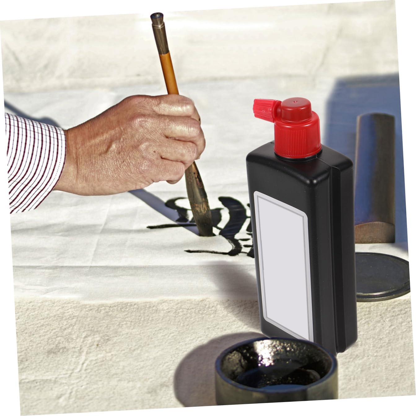 Operitacx 5 Piezas 1 Tinta fragante caligrafía pintura francesa práctica tinta caligrafía y pintura tinta estudiante pintura tinta (250g) 1 botella tinta pluma estilografica tinta para pluma