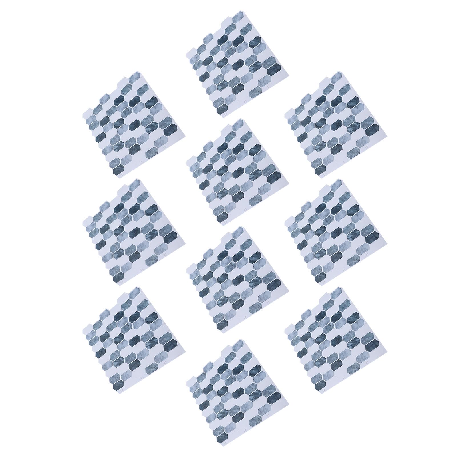Eujgoov Samoprzylepne Płytki ścienne 3D Naklejki ścienne 12x12 Cal Wodoodporne Odklejane i Przyklejane Płytki do łazienki Kuchnia Backsplash Wystrój Mebli