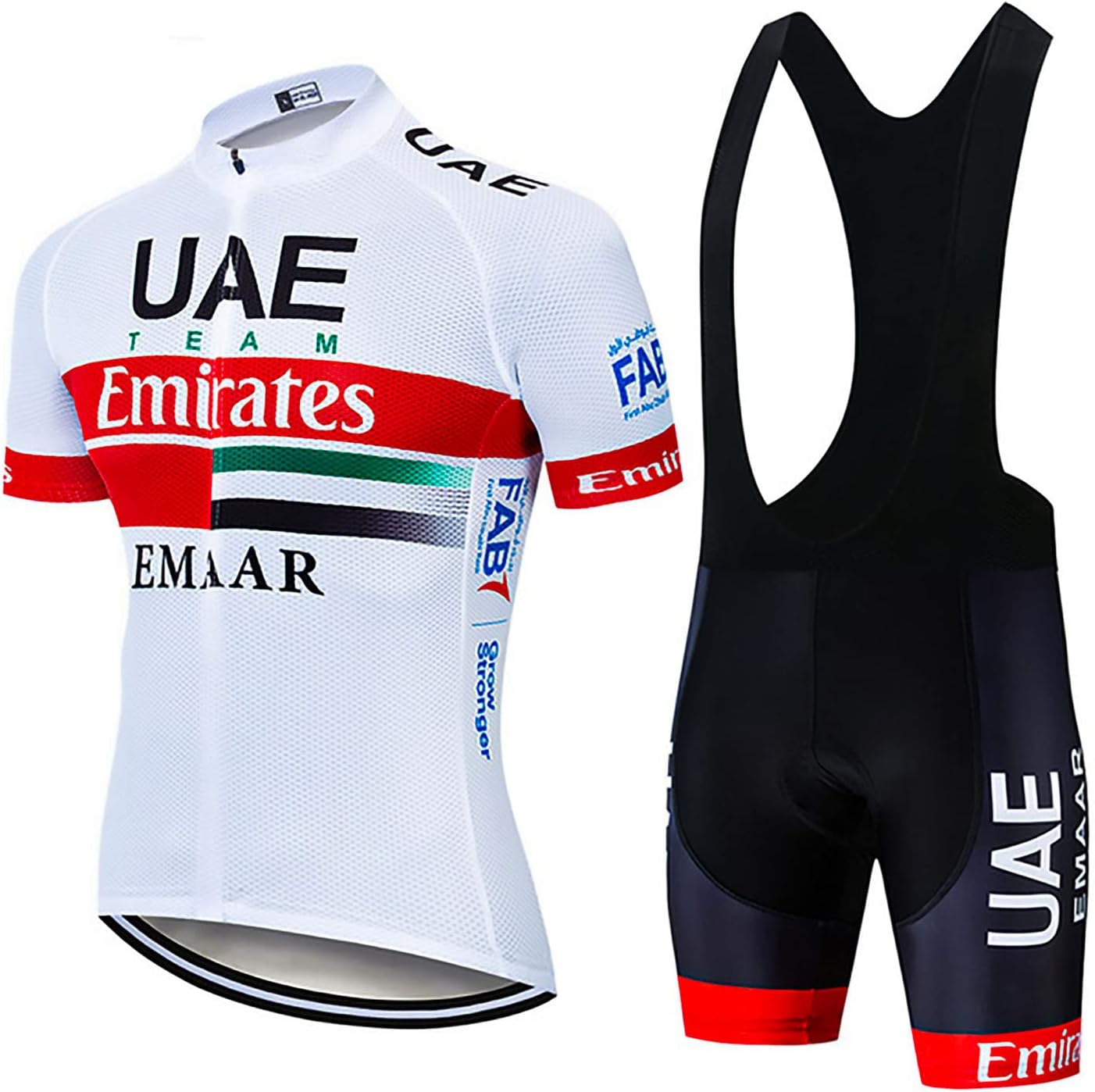 โ Men's Cycling Jersey Set Road Bike Jersey Short Sleeves Cycling Kits with 3D Cushion Padded Shorts-Moisture Wicking, Breathable, Quick Dry
