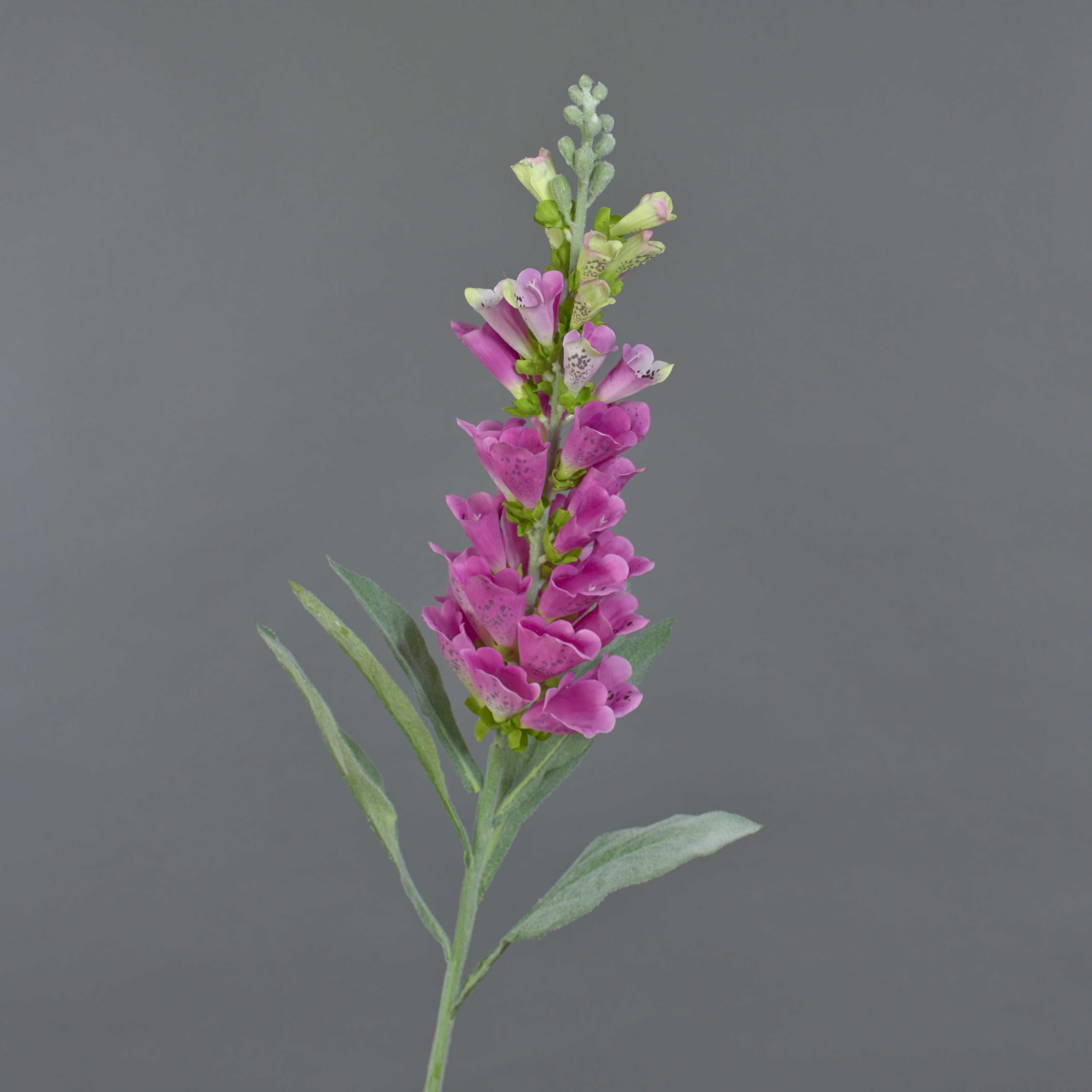 Artplants Pink .De Silk Foxgloves Lobeira, 90Cm - Faux Digitalis/Artificial Flower Stem