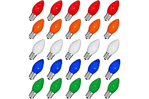 Couah Christmas C7 Multi-Color C6 Bulbs