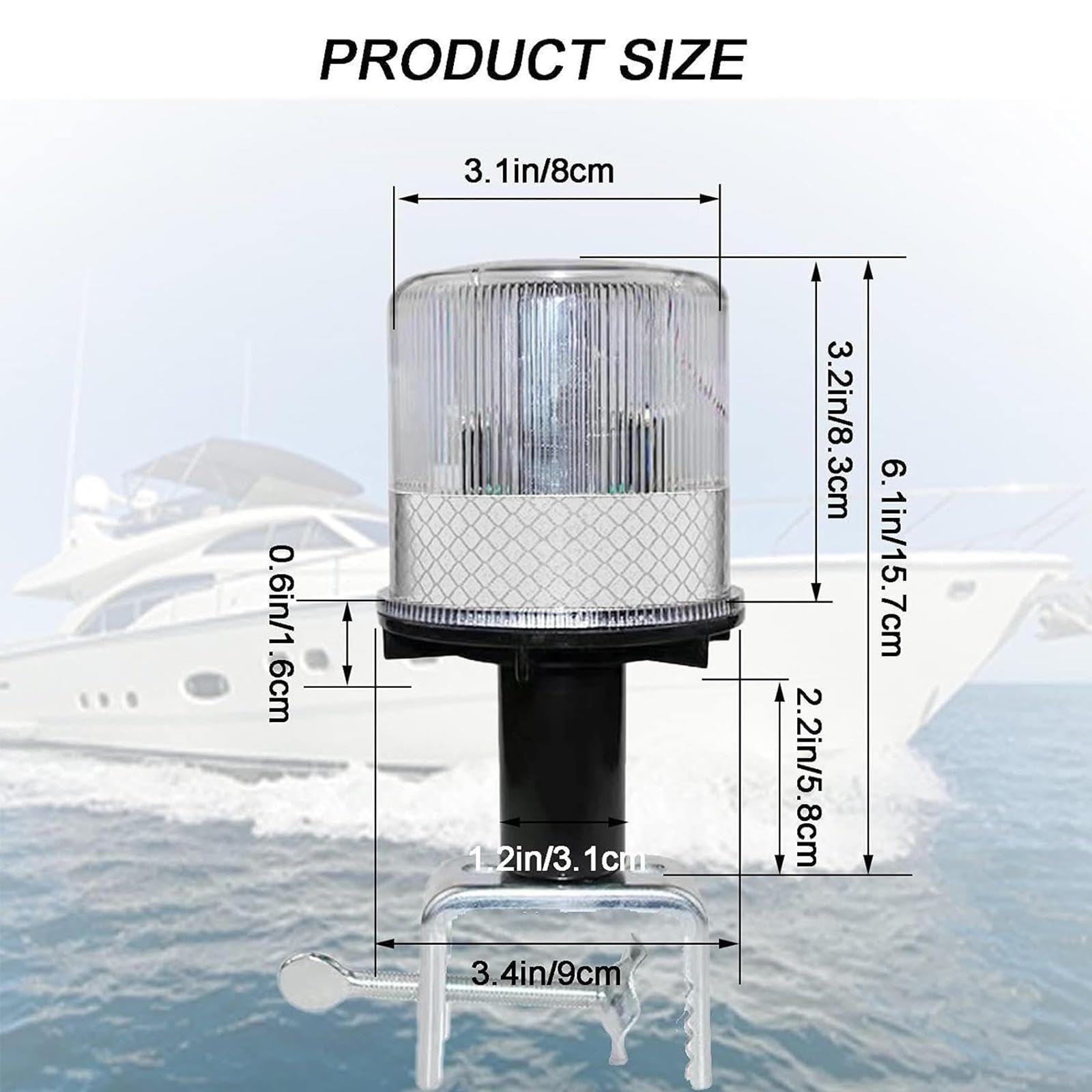 Luce Da Strobo Solare Marino, Luci Di Navigazione A LED
