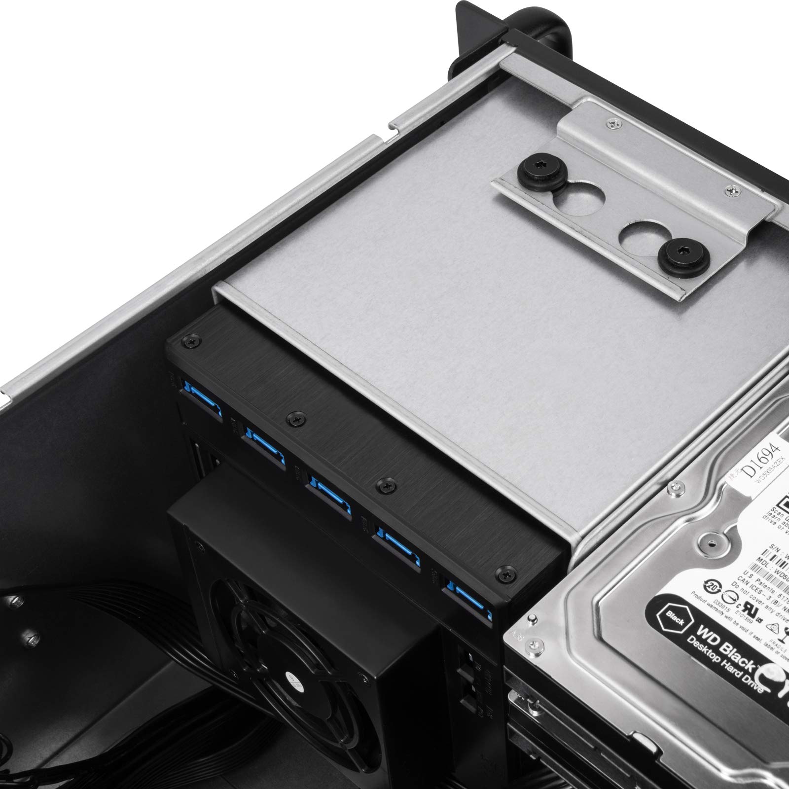 SilverStone SST-RM41-506 - 4U obudowa serwera do montażu w szafce, obsługuje do SSI-CEB M/B i ATX (PS2)/Mini nadmiarowy zasilacz