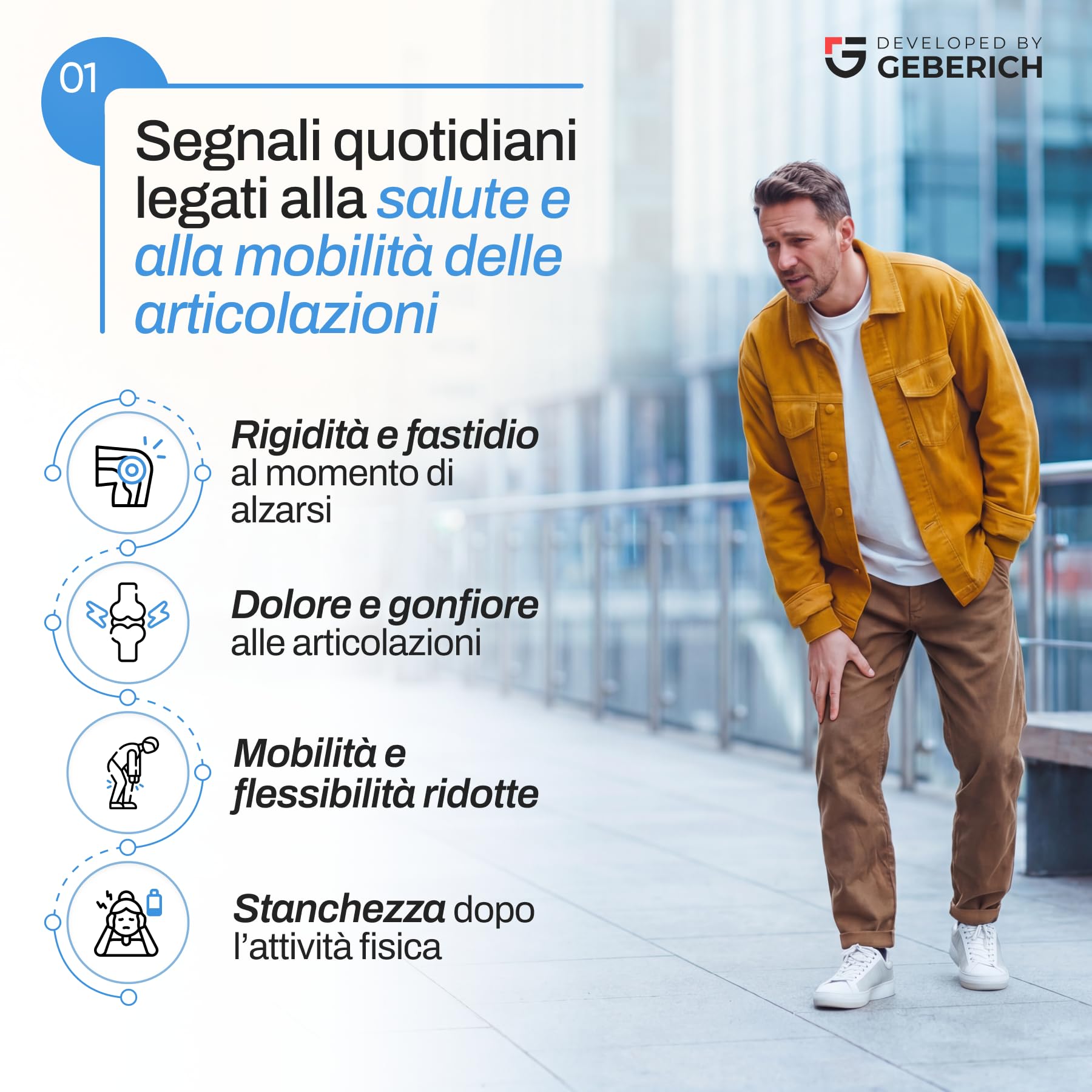 Capsule ARTROFLEX ACTIVE | Integratore per il Benessere delle Articolazioni | Con Glucosamina, MSM, Condroitina, Collagene Marino, Vitamina C, Magnesio, Zinco ed Estratti Vegetali | 30 Capsule