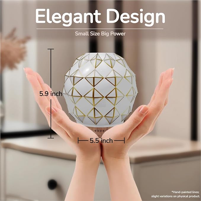 Difusor de Aceites Esenciales YOUENKITY 100ML con Luces LED, Control Remoto miniatura 2