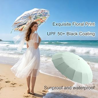 National style folding umbrella - a portable umbrella that can withstand typhoons, protect against sun, and even be used as a work of art