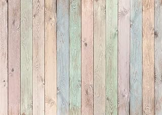 BELECO 5x3ft Fabric Wood Backdrop Pastel Colored Wood Planks Texture Photography Backdrop Wooden Background Boy Girl Birthday Party Baby Shower Decor Product Photoshoot Pets Photo Background Props