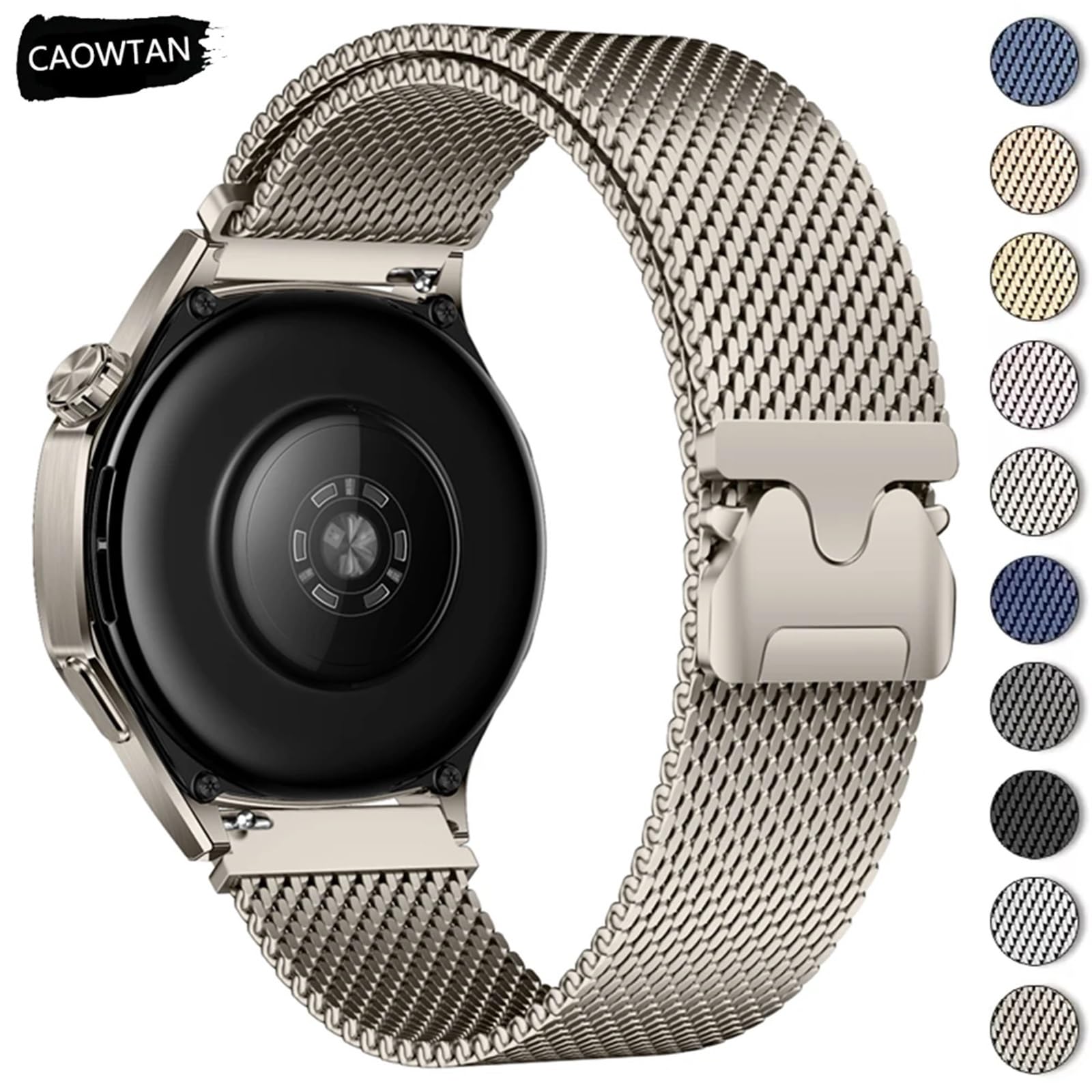 Cinturino magnetico milanese 18mm 22mm 20mm per Samsung Galaxy Watch 7 6 5 4 44mm 40mm 6 Cinturini classici per bracciale in acciaio inossidabile con cinturino da 47mm