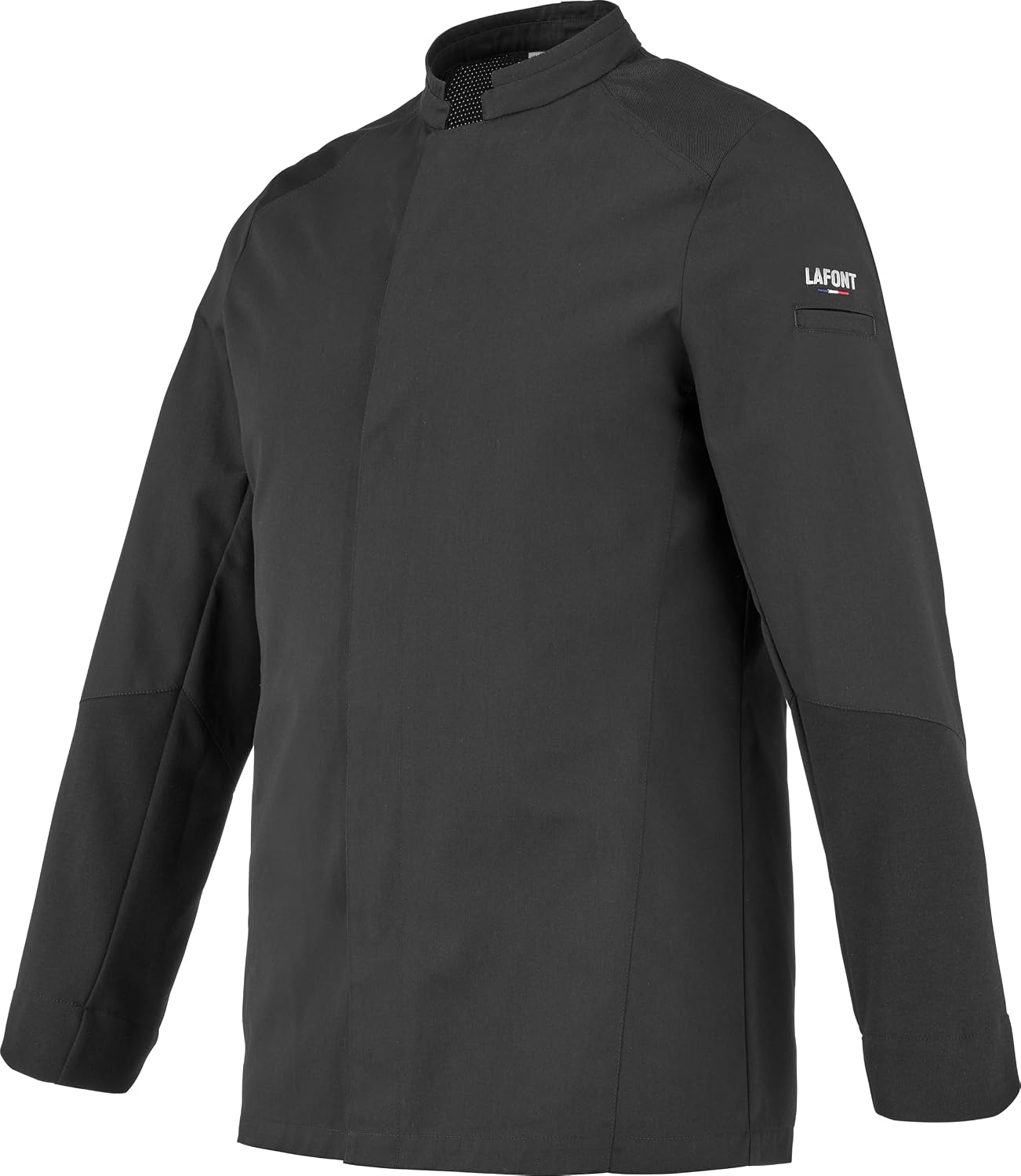 Lafont MARJORAM Men's Long-Sleeve Chef Jacket - Professional Chef Coat with Apron Holder & Elastic Panels