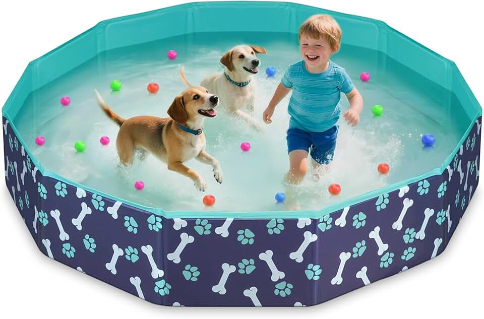 HaoVrisn Piscina Perros Grandes 120x30cm