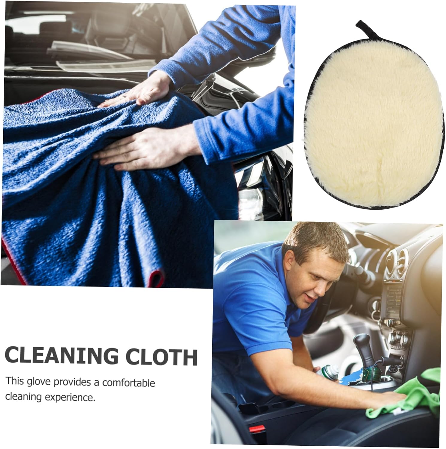 Gatuida Car Wash Glove Soft Scratch Mitt for Car Detailing and Cleaning Auto Washing Tool for Home and Vehicle Care Accessory