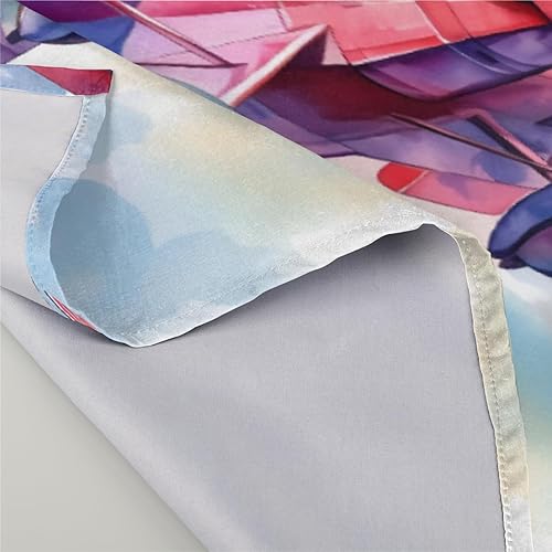 Miniatura 4 de Cloth Napkins Set of 6 Pink Airplanes 20x20 Inch Cloth Napkins Abstract Transportation Washable Reusable Kitchen Dinner Napkins Table Decor for