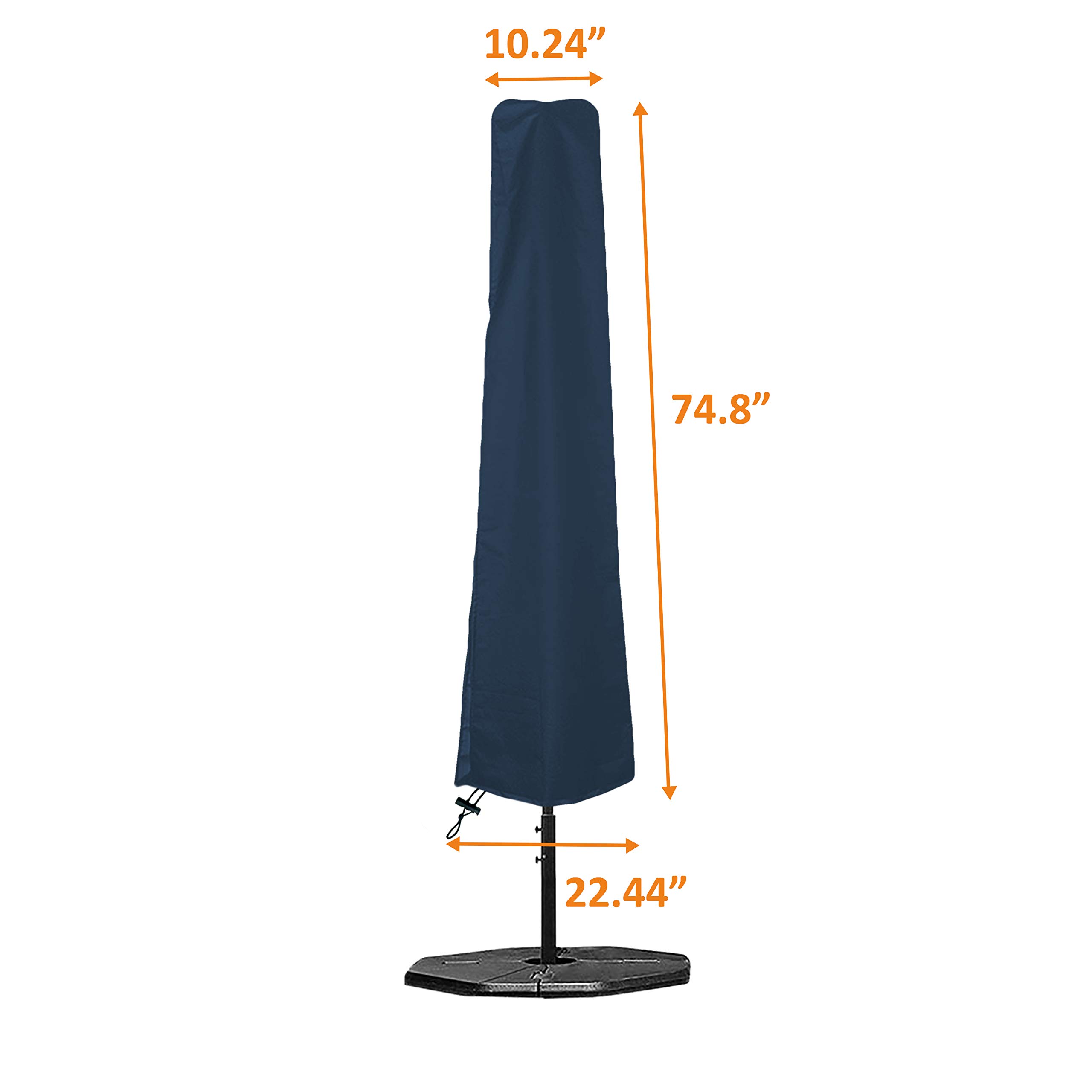 blue patio umbrella cover Covers & All for 7ft-9ft Outdoor Umbrellas – Heavy Duty 12 Oz Waterproof & UV Resistant Market Umbrella, Weatherproof Protection for Patio, Garden & Backyard (Blue) off road helmet 3m multi use teflon Visor:Silver Visor Construction Includes umbrella canopy