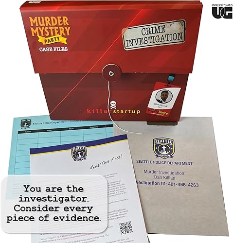 Miniatura 4 de Murder Mystery Party Archivos de casos: inicio asesino para 1 o más jugadores a partir de 14 años