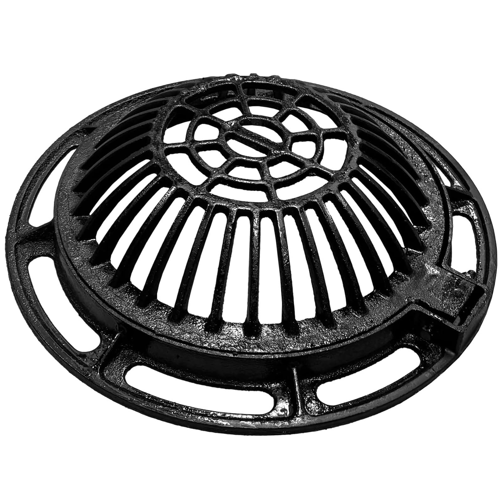 Grille d'évacuation de 60 cm résistante aux intempéries pour terrasse