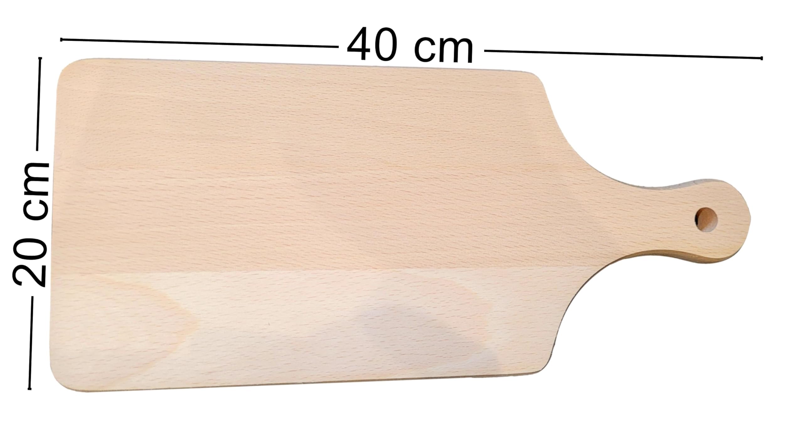 Wooden World - Juego de 5 tablas de cortar tradicionales de madera de haya, 5 tamaños