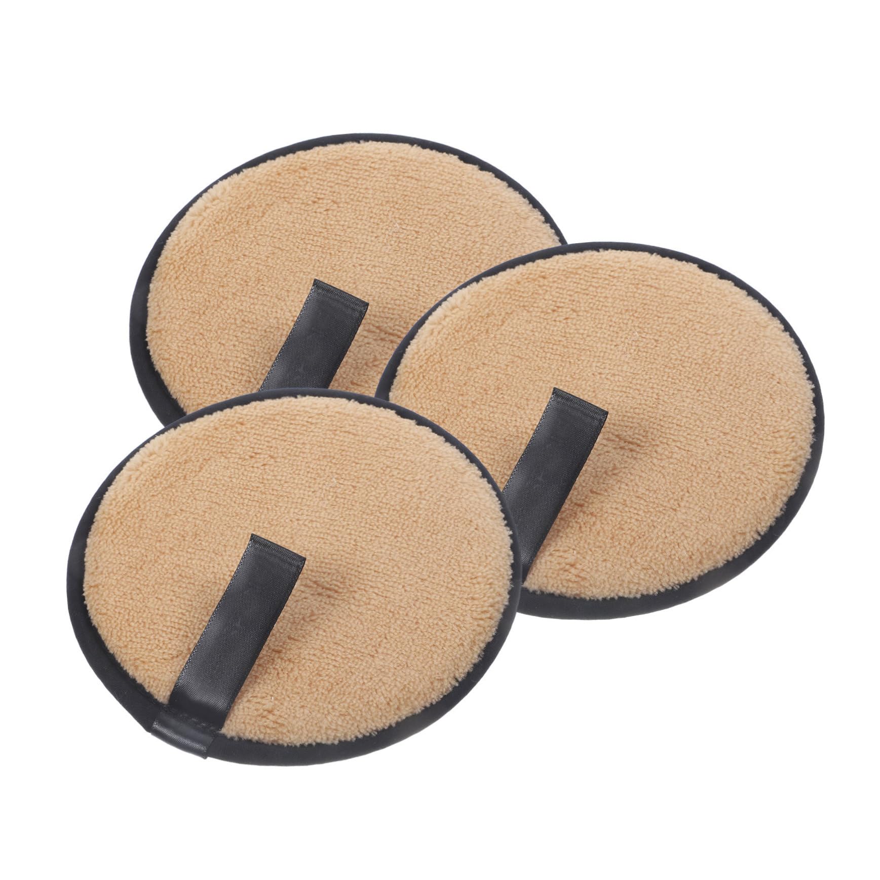 Angoily Facial Cleansing Pads 3pcs Makeup Remover Puff Cotton Rounds Gentle for Sensitive Skin Random Color