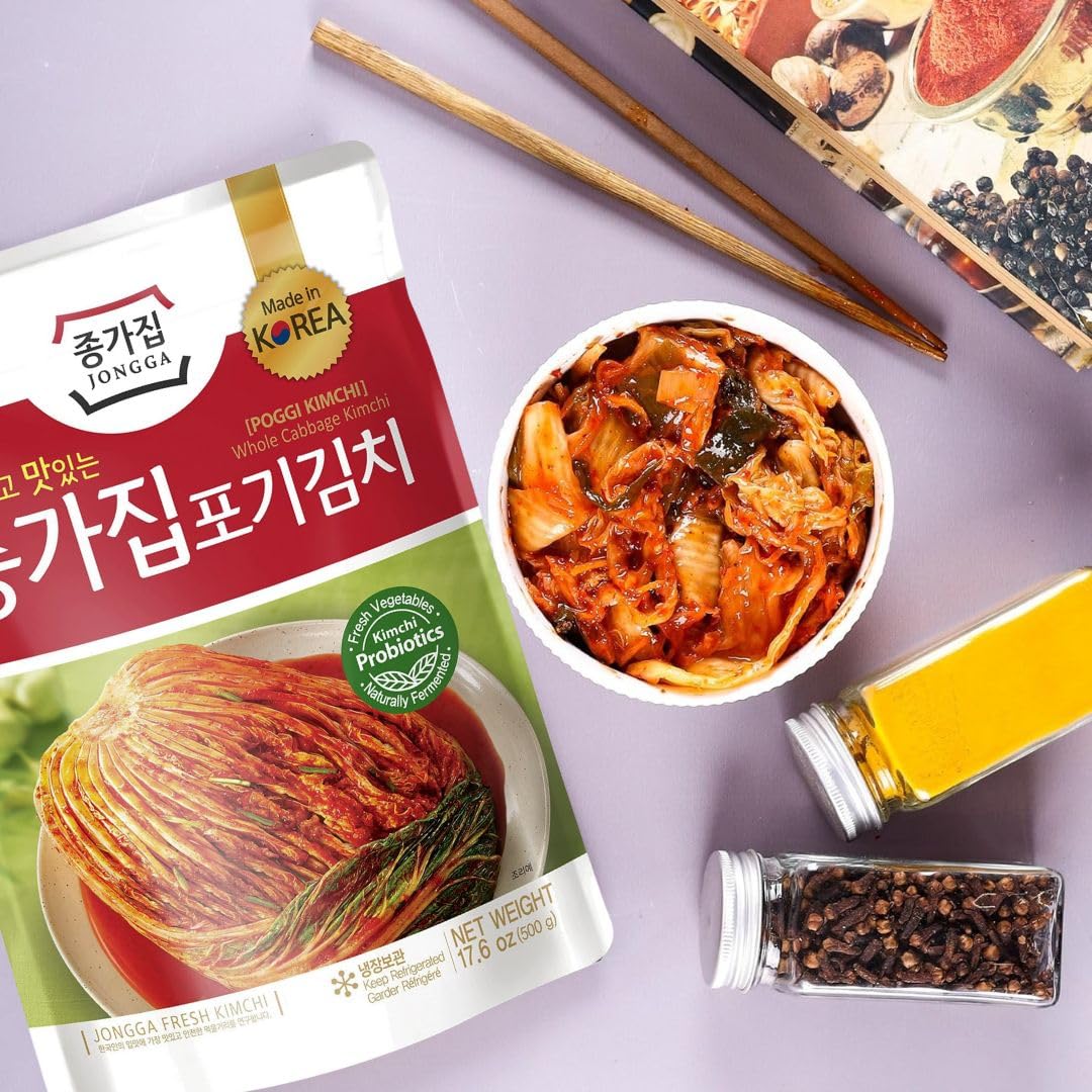 Kimchi Fresco Sin Cortar Jongga 500g
