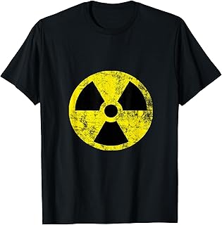 Nuclear Radiation Hazard Warning Fallout Symbol Sign Caution T-Shirt