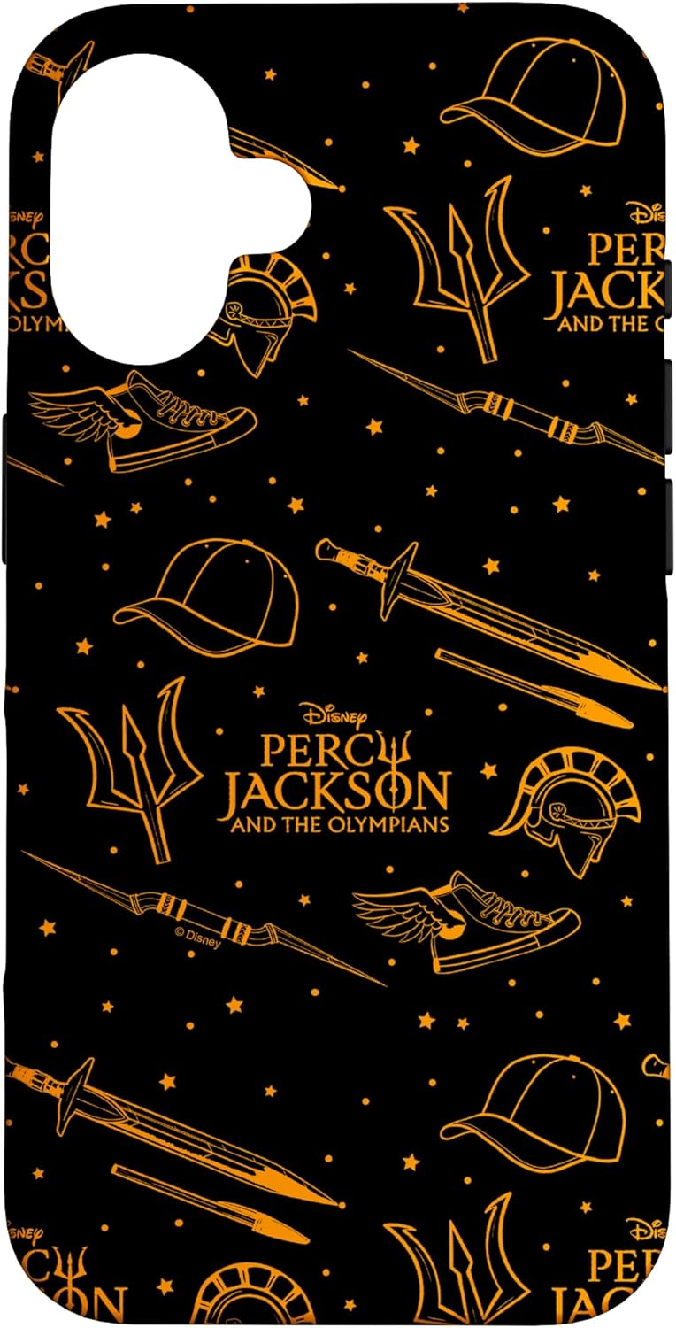 Disney Percy Jackson and the Olympians Icon Doodles Case for iPhone 16