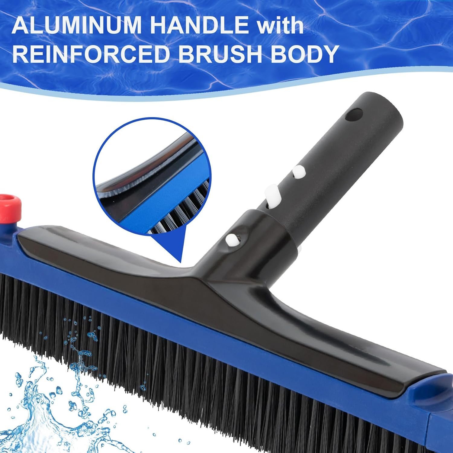 20'' Pool Brush & Pool Vacuum Jet