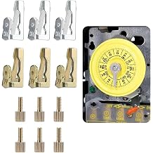 6 Pcs Pool Timer On Off Clips, Time Switch Replacement Trippers with Screws