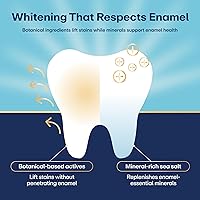 Vista 3 de Lumineux Tiras blanqueadoras dentales, 35 tratamientos, sin peróxido, esmalte seguro para dientes más blancos, blanqueamiento sin sensibilidad