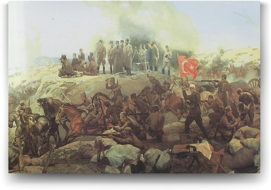 Atatürk Kurtuluş Savaşı Tablosu - 60x40cm