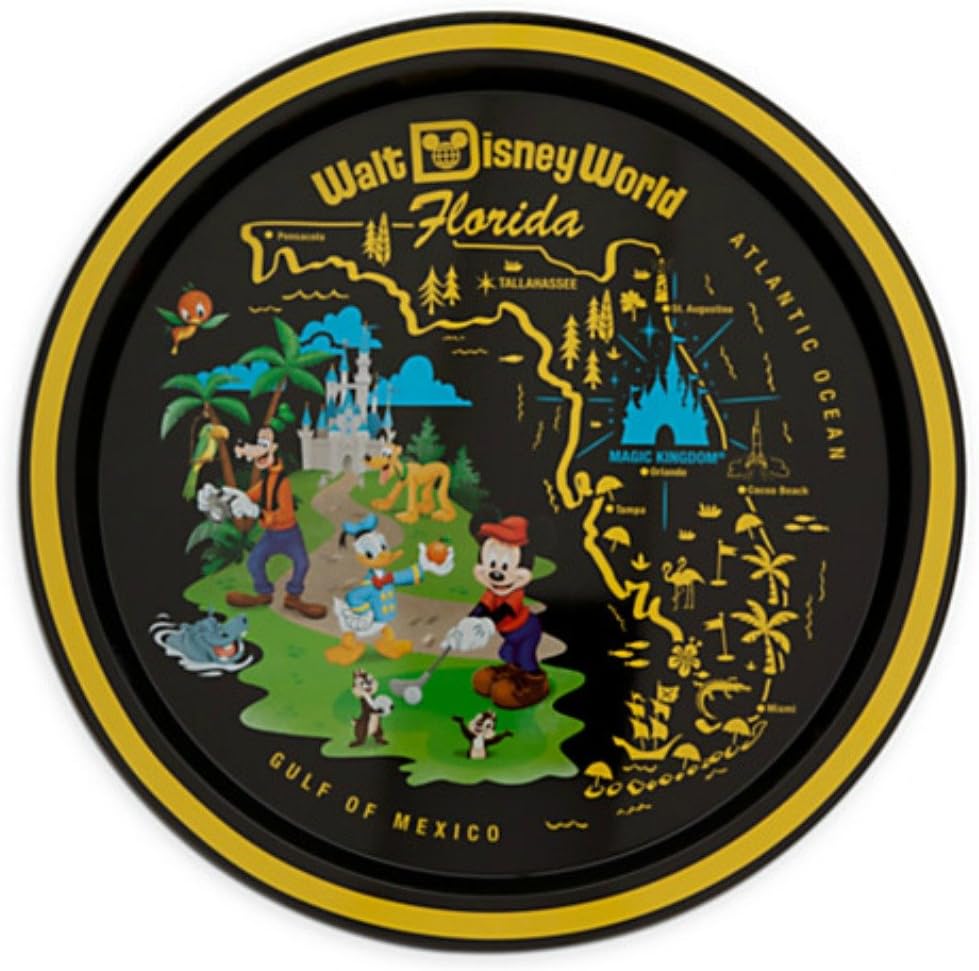 Mickey Mouse Donald Duck & Goofy Serving Tray - Walt Disney World