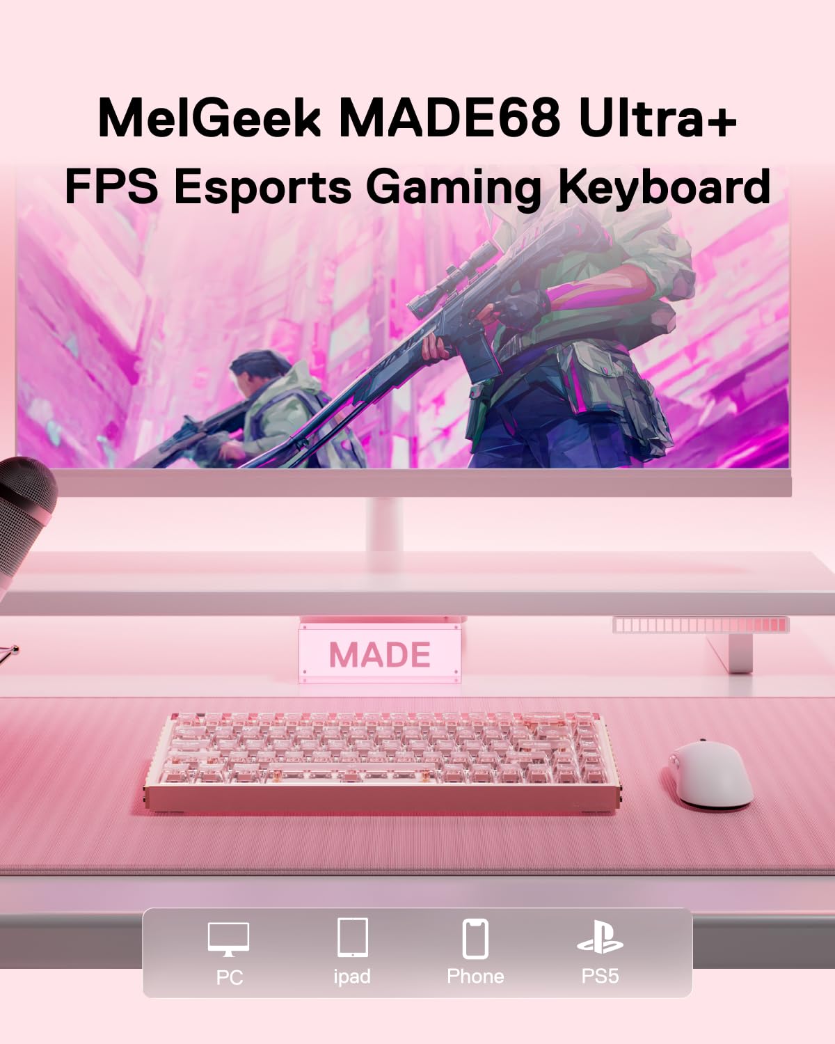 Amazon.com: MelGeek MADE68 Ultra+ Wired Hall Effect Magnetic