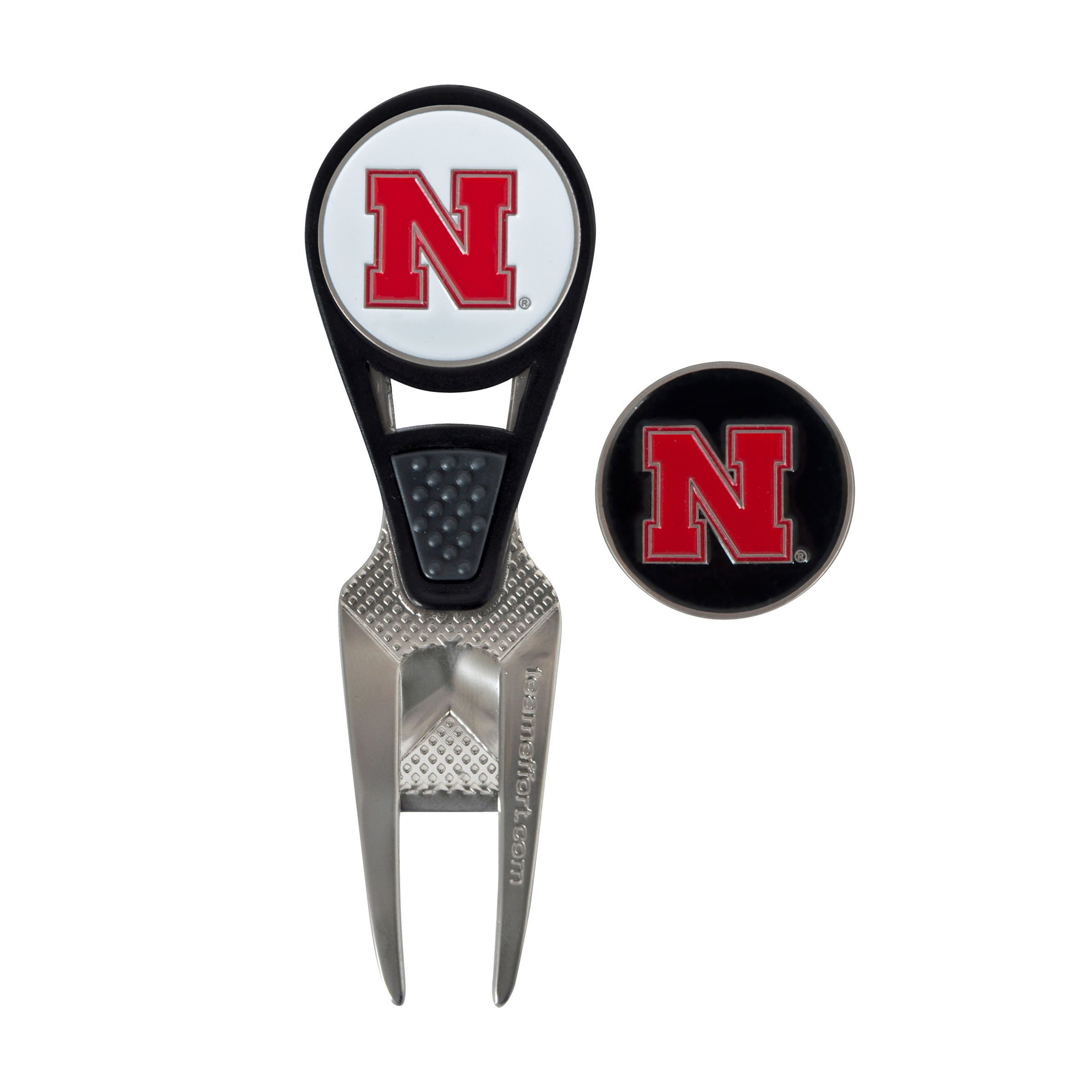 Team Effort Collegiate CVX Ball Mark Repair Tool & 2 Ball Markers