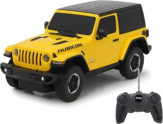 JAMARA Jeep Wrangler JL 1:24 2,4GHz - offiziell lizenziert, ca zu 1 Stunde Fahrzeit bei ca. 9 Km/h, perfekt nachgebildete Details, hochwertige Verarbeitung