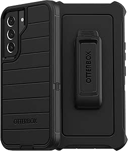 OtterBox Defender Series Case for Samsung Galaxy S22 (Only) - Holster Clip Included - Microbial Defense Protection - Retail Packaging - Black