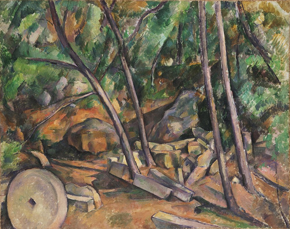 Toile Paul Cézanne grand format pour sublimer la décoration de votre salon moderne