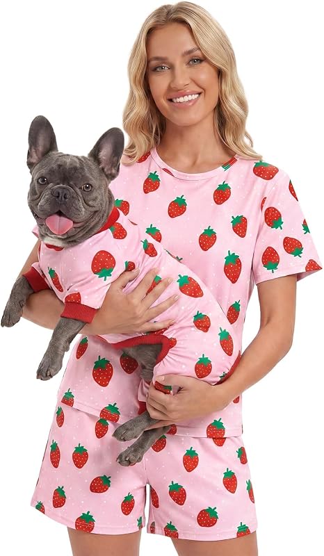 Pijama Macacão para Cães e Gatos XPUDAC com Tecido Macio e Estampado, Tamanho S