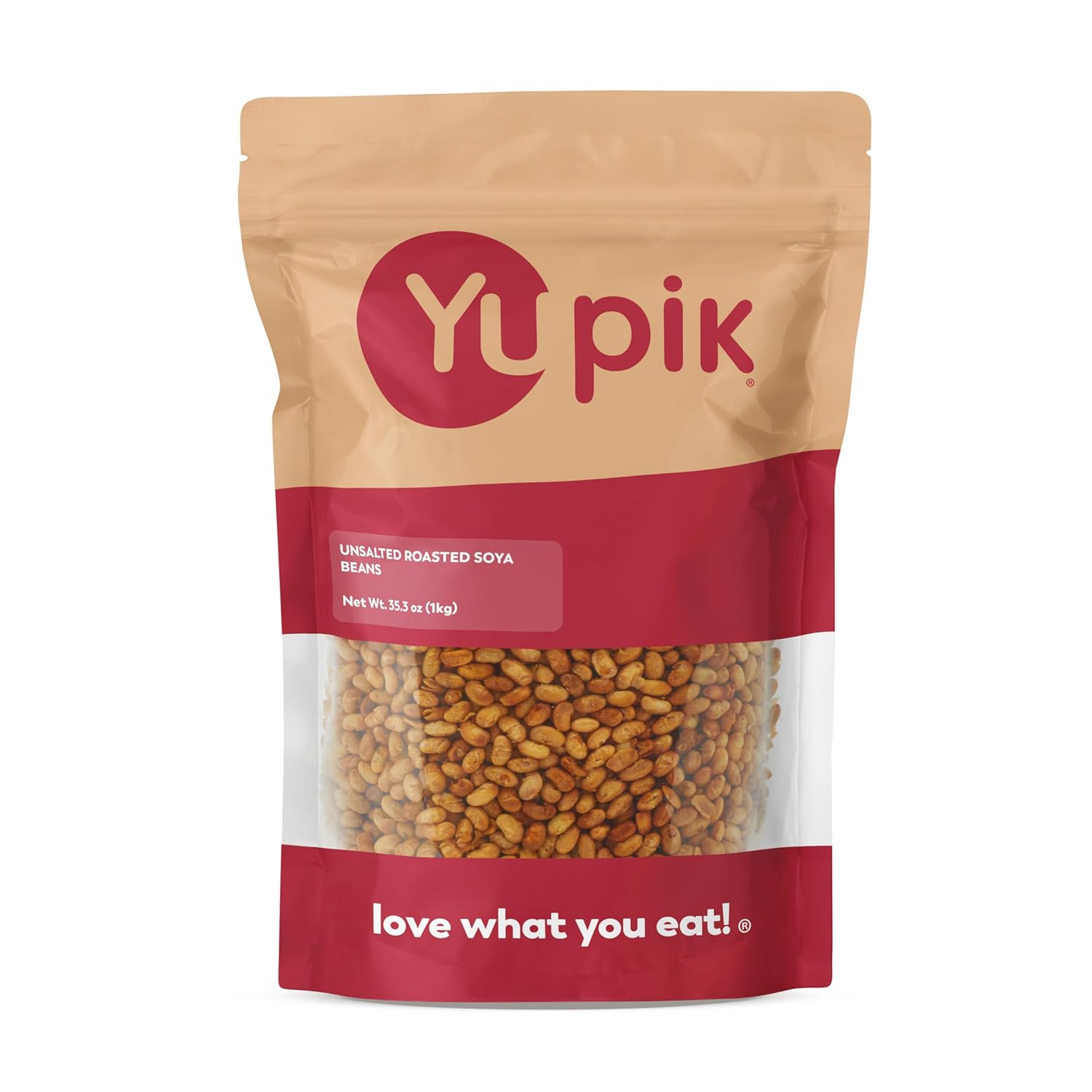 Yupik Soya Beans, Unsalted Roasted, 2.2 lb (Pack of 2), (Package May Vary)