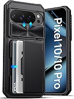 Vista 22 de ATATOO Funda tipo cartera para Google Pixel 10 Pro XL, tarjetero integrado (3-5 tarjetas) [bloqueo RFID] y cubierta de cámara deslizante, protección