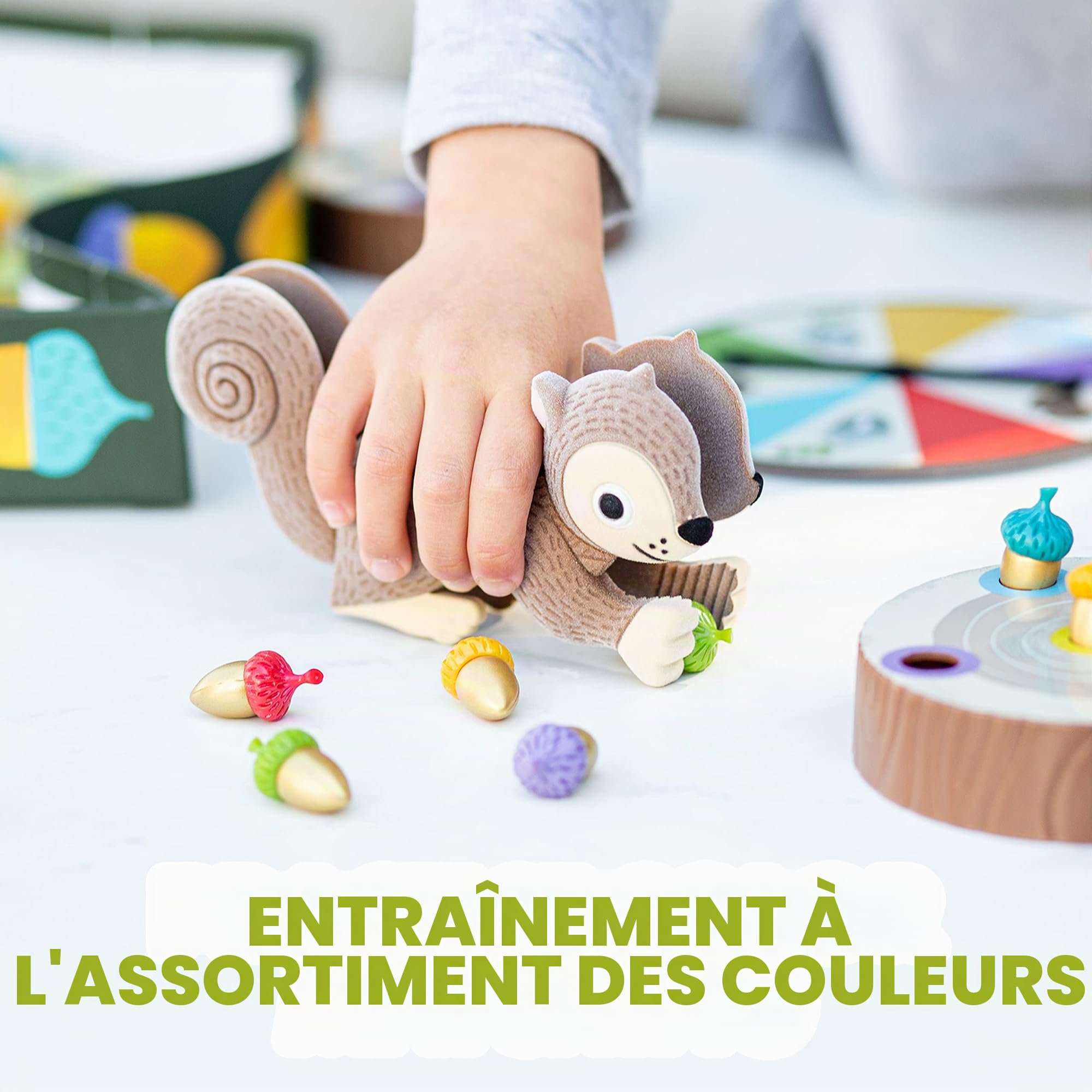 Learning Resources Jeu de Reconnaissance des Couleurs de l’écureuil Édition spéciale