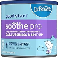Vista 10 de Good Start Dr. Brown's Soothe Pro, fórmula en polvo para bebé, para estómagos sensibles, gases, irritabilidad y regurgitación, fórmula infantil