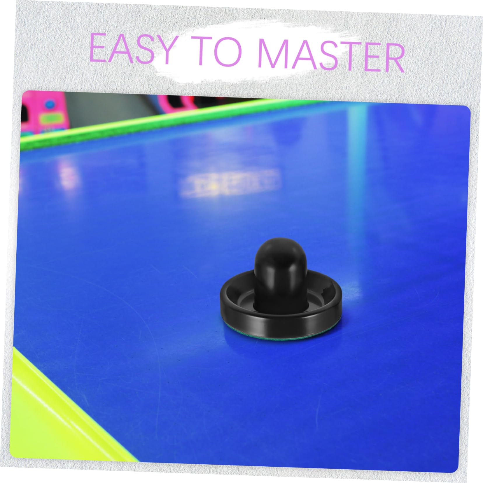 Sosoport 1 Set Ice Hockey Pusher Accessories with Cloth for Tabletop Hockey Games for Parties Fairs and Game Rooms